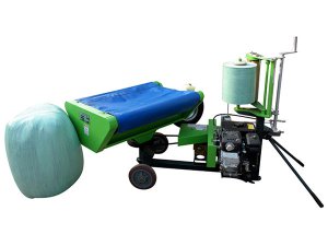 Hay Wrapper For Round Baler